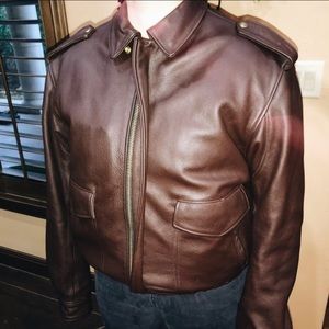 Fox creek Genuine Leather Men’s Jacket